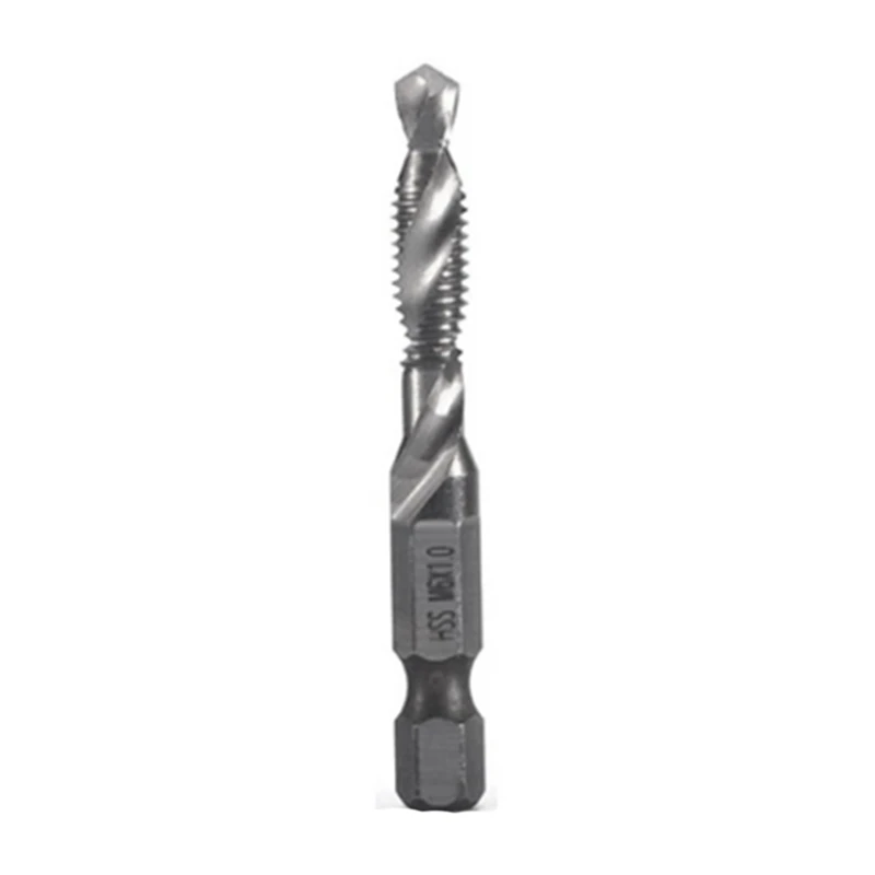 

M6X1.0Mm High-Speed Steel 4341 Titanium Plated Composite Tap Drill And Tap Integrated Machine Tap Open And Chamfer Tool