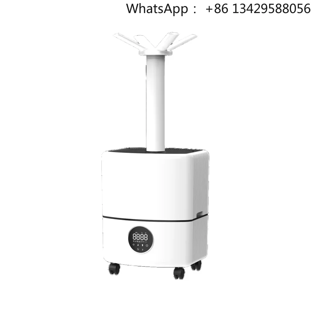25L Electric Air Humidifier Negative Ion Function 1-Year Humidistat for Cars Households Hotels RVs Plastic Central Installation