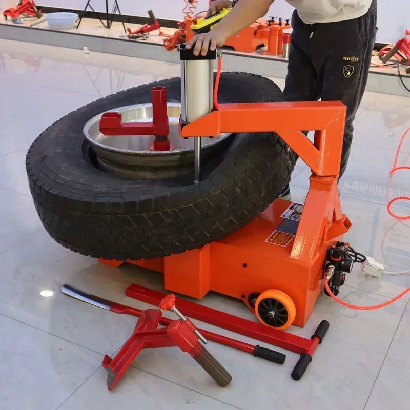 Competitive Pneumatic Vacuum Tyre Picker,Large Vehicle Tyre Picker,Truck and Lorry Tyre Demounting Tool,Mobile Tyre Repair Tool