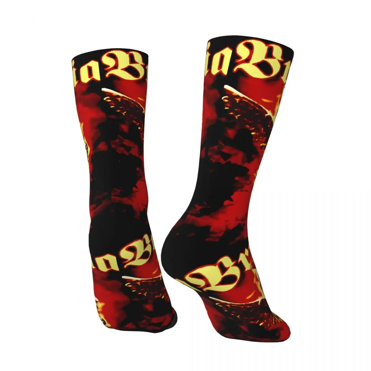 Funny Crazy Sock for Men Splendid Hip Hop Harajuku Brujeria Happy Quality Pattern Printed Boys Crew compression Sock Novelty