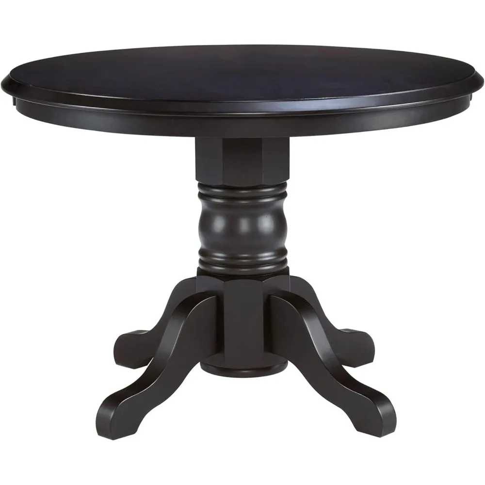 Blair Black Round Dining Table, 42"