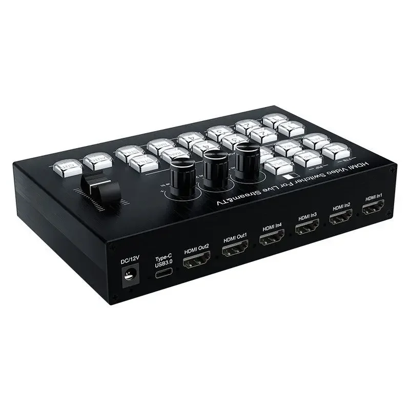 Capture card usb3.0 multi-camera camera, lens live stream push four-way switching platform all-in-one machine