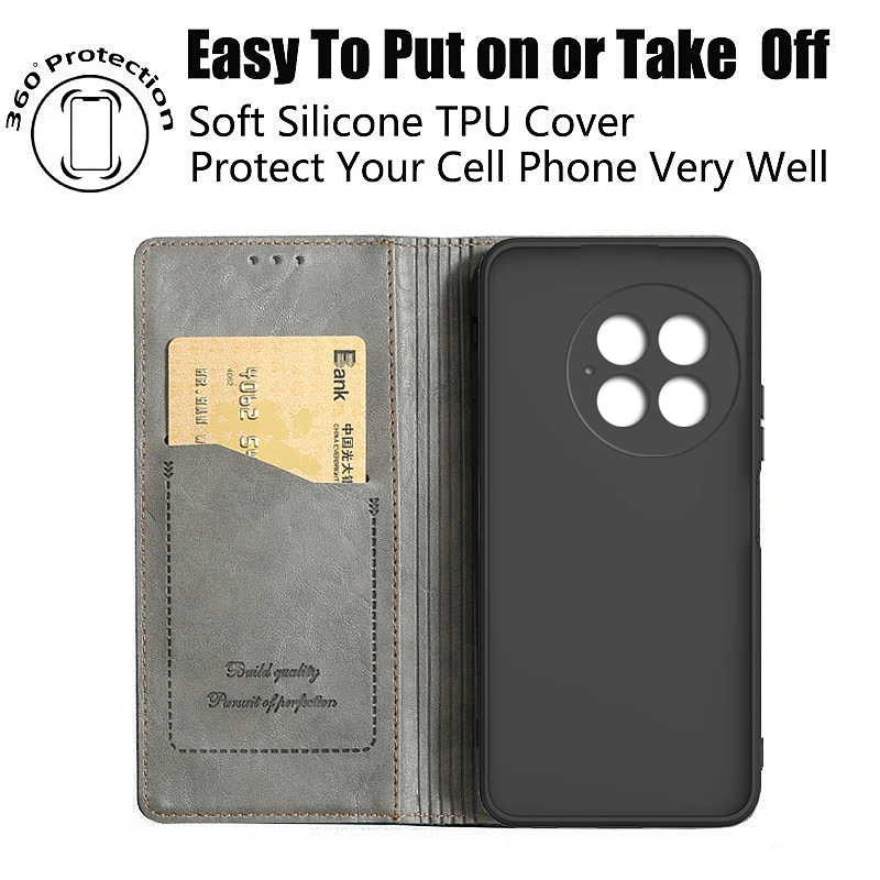 OnePlus 13 13T 13R 13S Flip Case For OnePlus 13 Cover Etui OnePlus 13R Phone Leather Coque One Plus 13 5G 13T 13S 5G Oneplus13