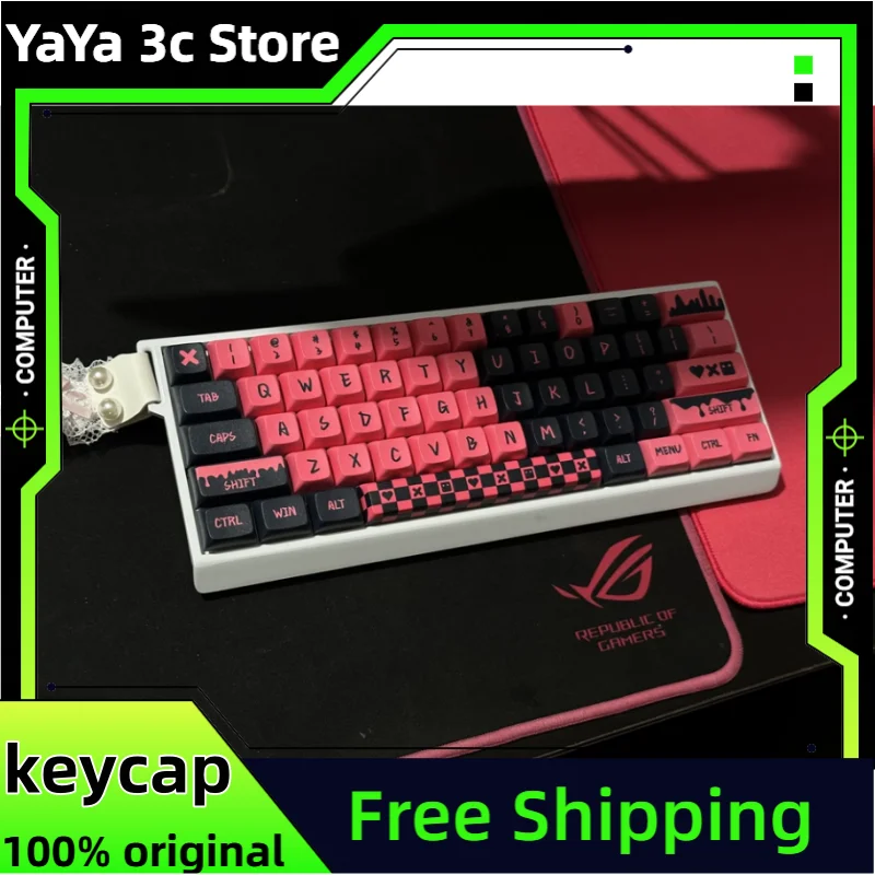 

Xda Love Death Machine Theme Pbt Keycap 130 Keys Five-Sided Thermal Sublimation Process Suitable Cross Core Mechanical Keyboard