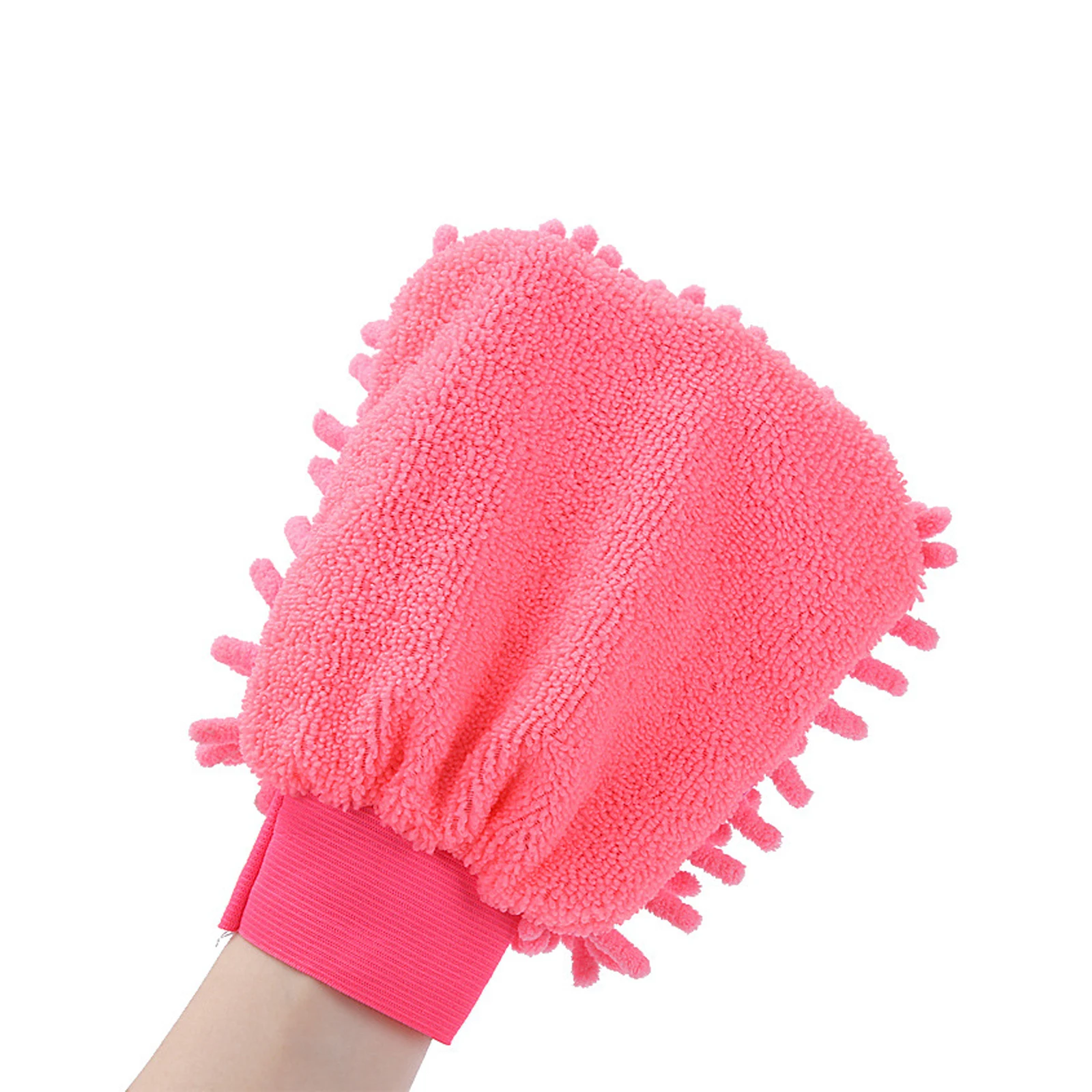 1PC Random Microfiber Chenille Car Styling Moto Wash Vehicle Auto Cleaning Mitt Glove Equipment Detailing Cloth Cleaning Tools