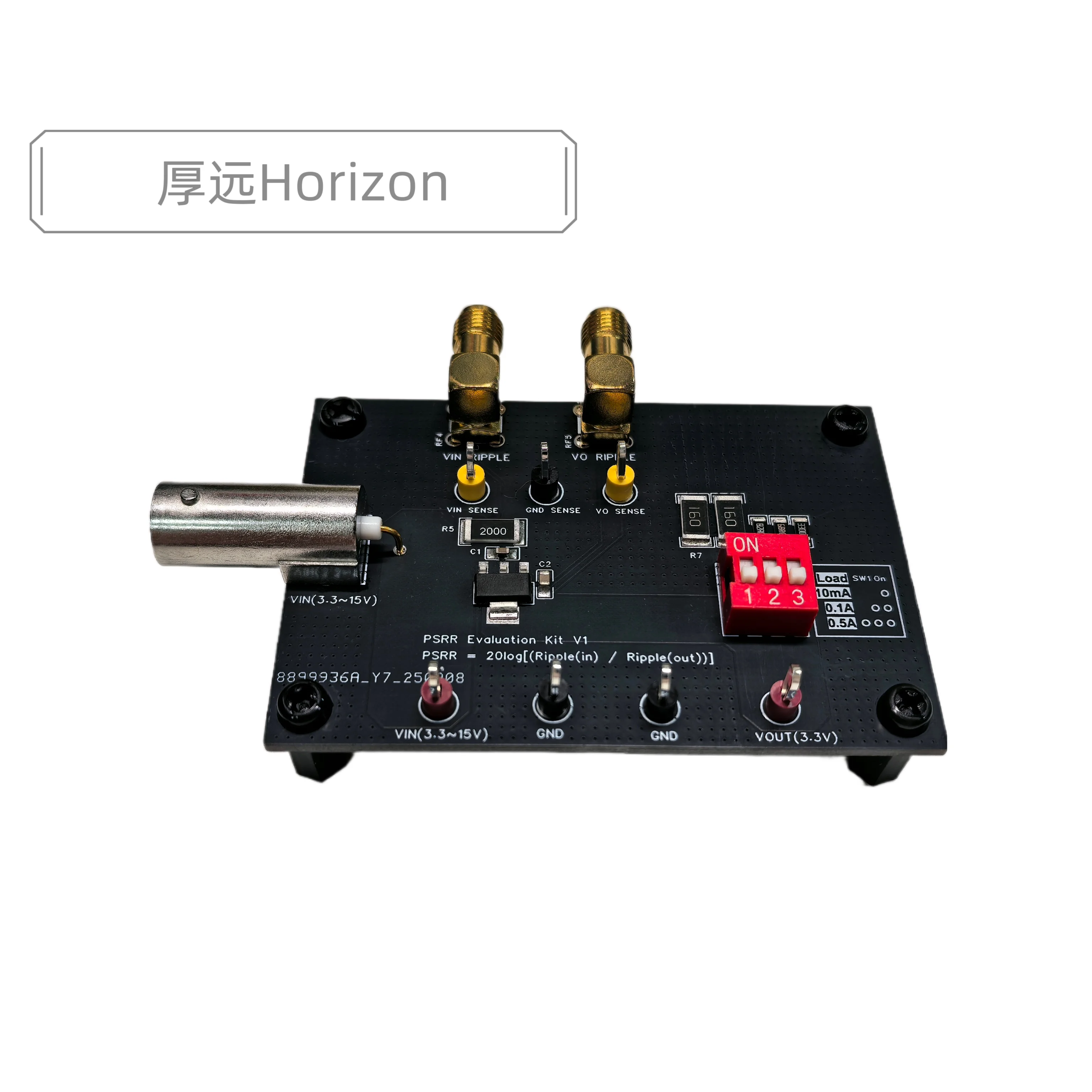 PSRR Test Evaluation Board Verifies the Ripple Suppression Ratio of the LDO Power Supply in the EVB Suite RippleRejectionKit