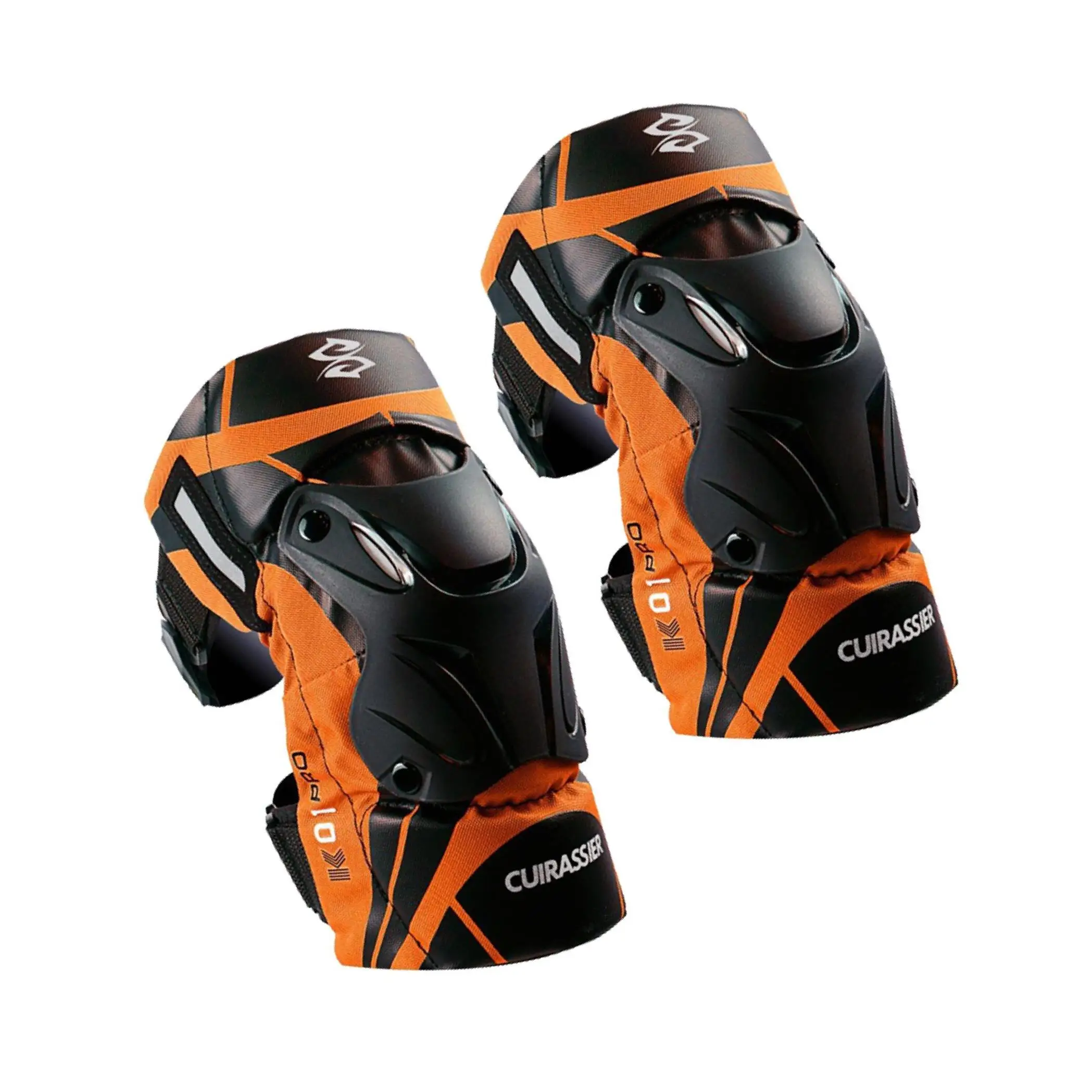 

2 мотоциклетных наколенника K01-3 для мотокросса, светоотражающие