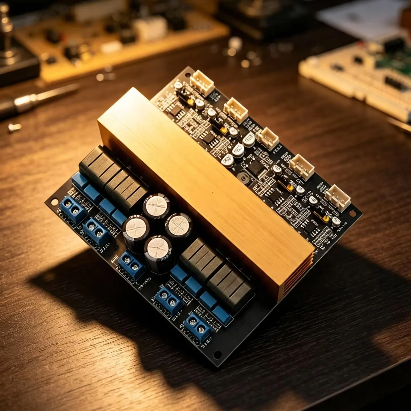 YJCO TPA3255 4-Channel Class D HiFi Digital Power Amplifier Board Balanced Input 315W×4 High Power Audio Amp Module