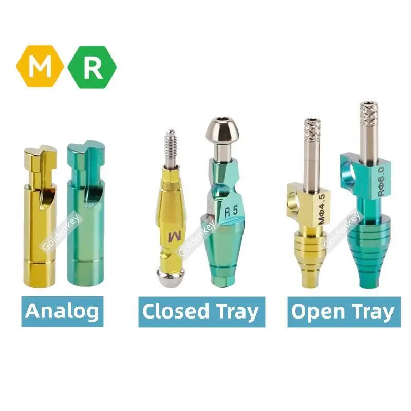 Oss Transfer Impression Coping Pick Up Open Closed Tray Analog Lab Abutment Dental Regualr Mini