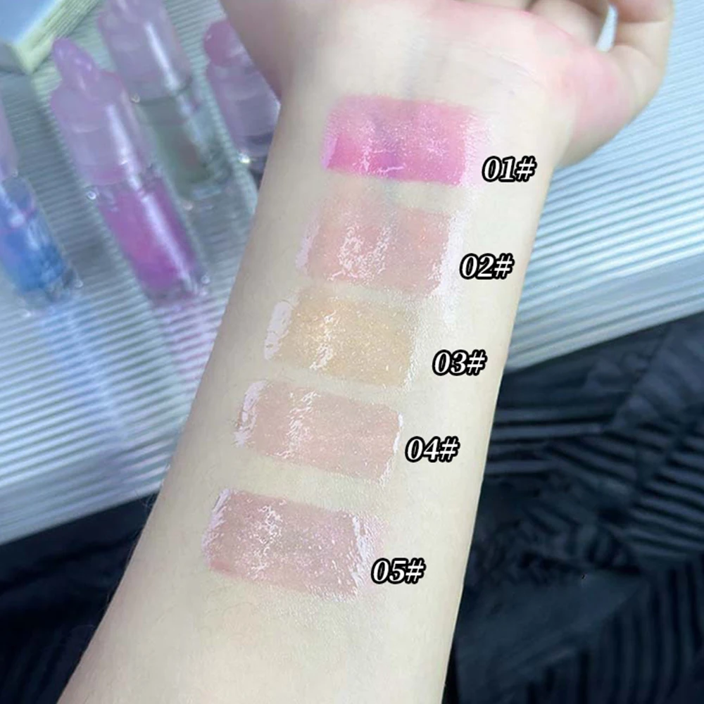 Cappuvini バレエ ガール ウォーター ライト グラデーション リップ オイル モイスチャライジング ファイン グリッター リップ グロス