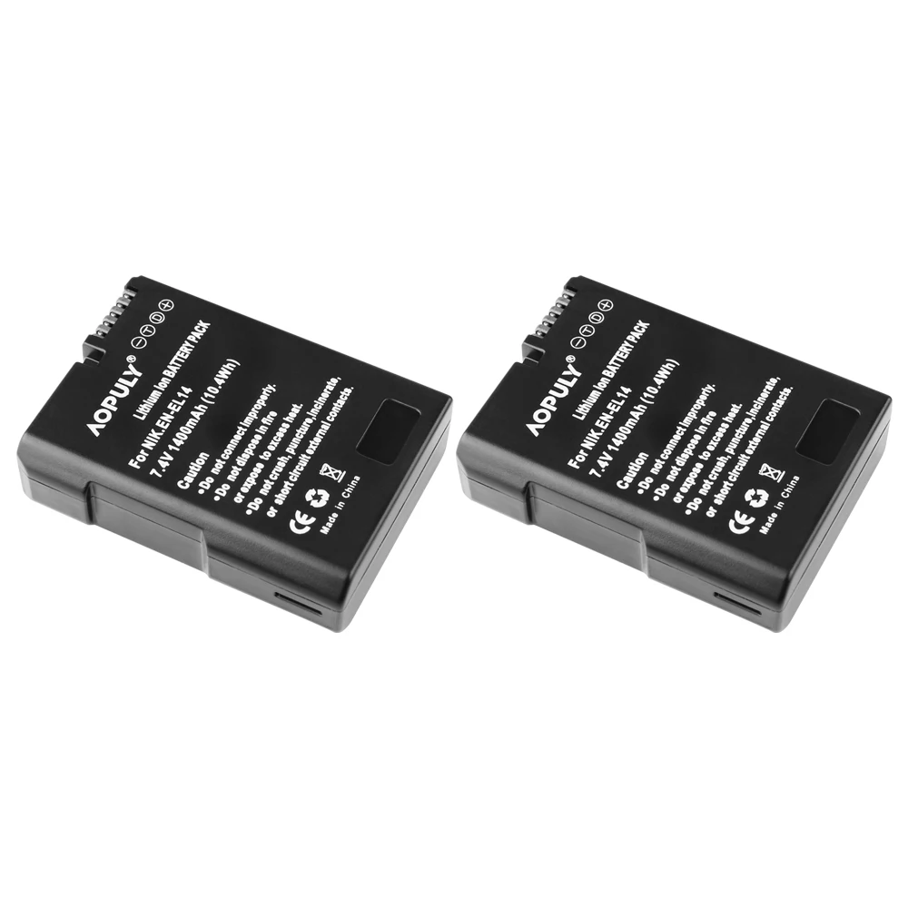 EN-EL14 EN-EL14a ENEL14 EN EL14 EL14a Battery + LCD USB Dual Charger for Nikon D3100 D3200 D3300 D5100 D5200 D5300 P7000