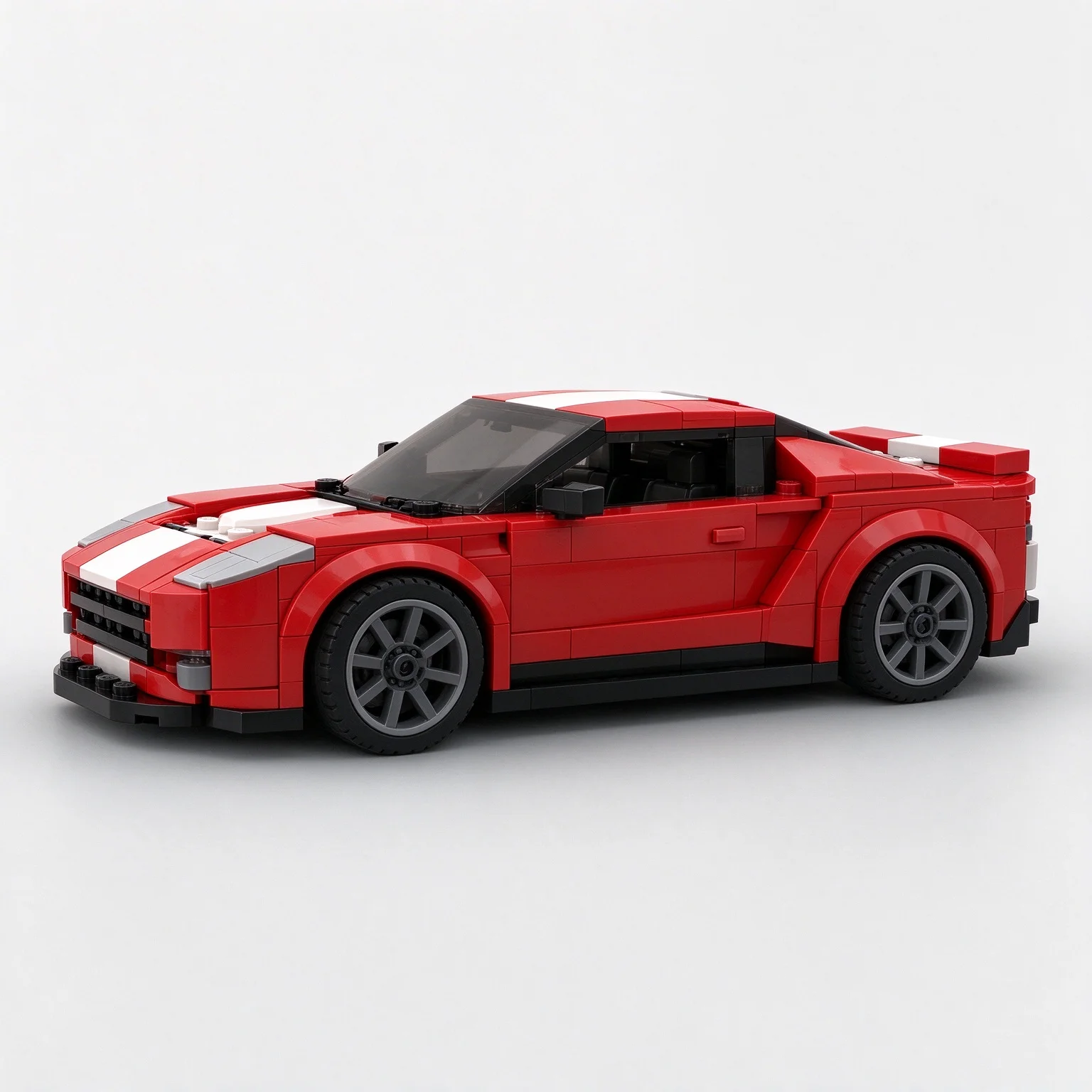 MOC Retro Sports Car Building Blocks 343pcs Racing Car Model DIY Assembly Bricks Toy Collectible Gift For Boys