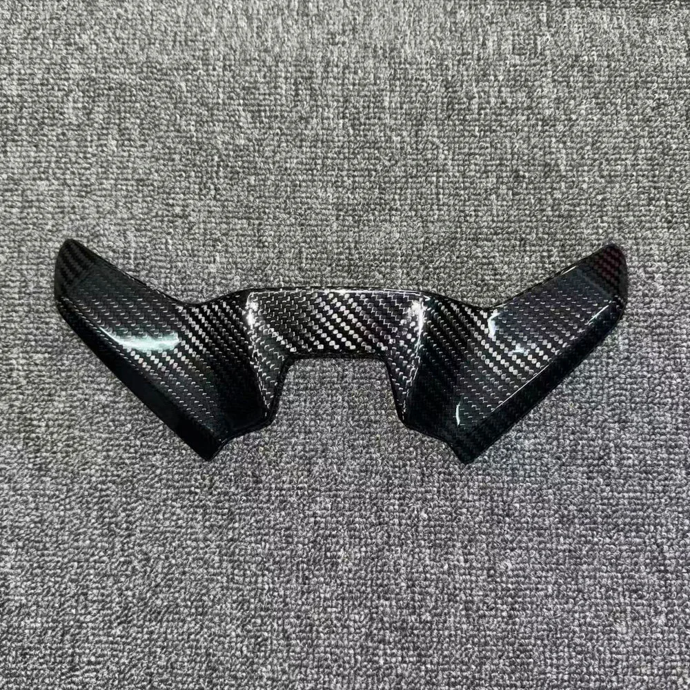 ل انتصار شارع الثلاثي 765 R RS 765R 765RS Moto2 2023 + دراجة نارية Fairings لوحة الجبهة الغطاء العلوي ألياف الكربون هدية القلنسوة