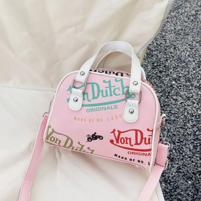 

Woman Handbag Trendy Personality Shoulder Bag Messenger Bag Mother Graffiti Shoulder Crossbody Bag Retro Women's Spring
