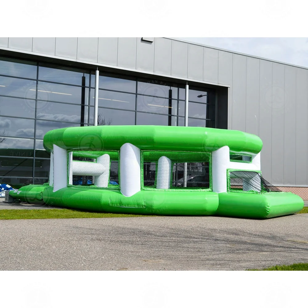 Jaula de fútbol inflable portátil para juegos deportivos de niños y adultos, diversión de fútbol en el patio trasero