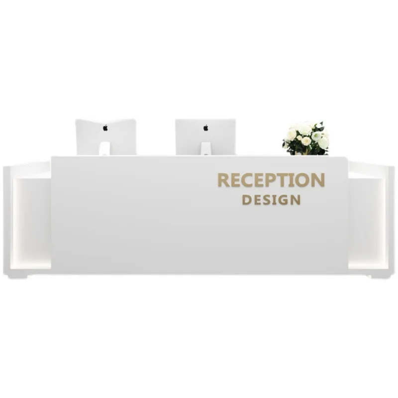 Cashier Commercial Counter Reception Desk Photography Building Educational Institution Hair Salon ins Simple Modern