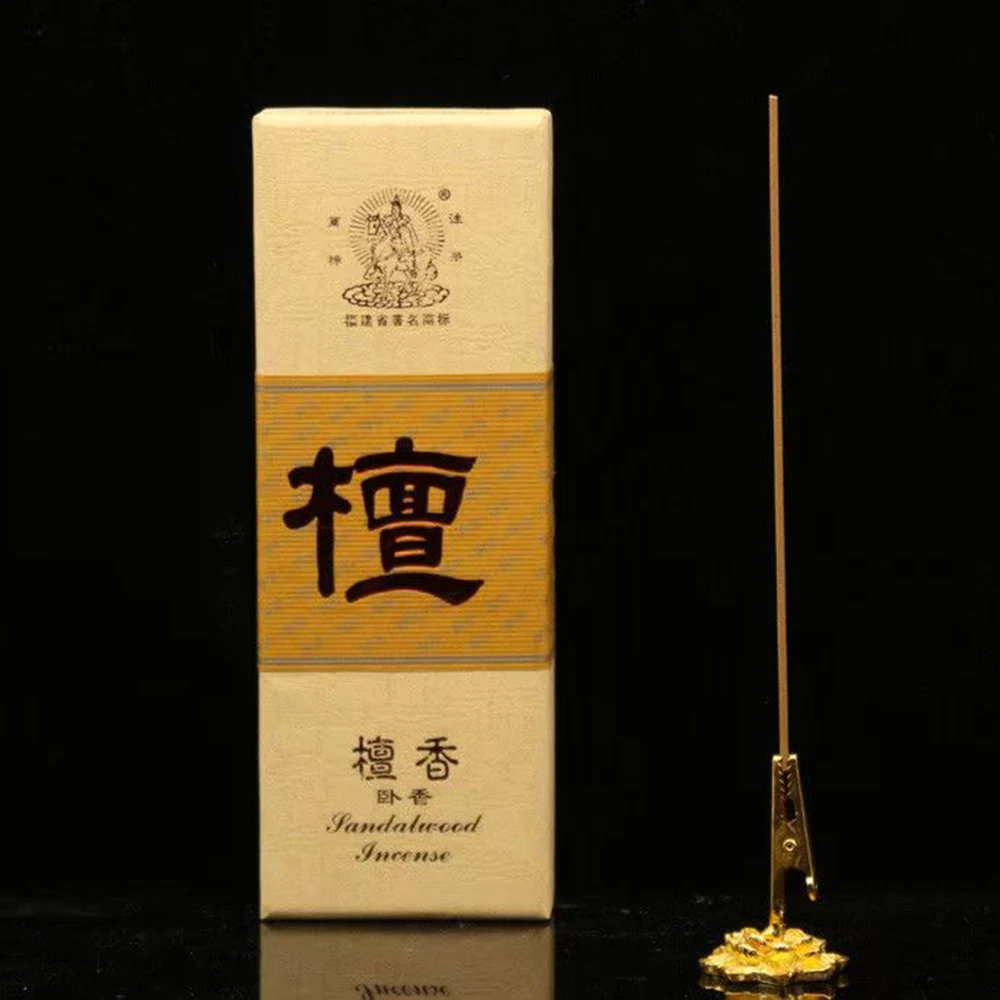 بخور بوذا الطبي، خشب الصندل الأبيض، بخور الطب التبتي لتنقية الهواء، التأمل، عصا البخور الكذبية، صندوق واحد