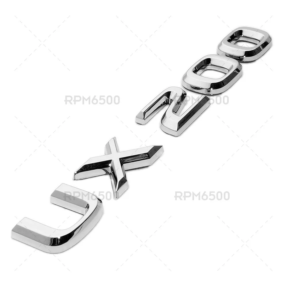 For Lexus Liftgate OEM Chrome UX 200 Letter Logo Badge Car Emblem Replace F-Sport
