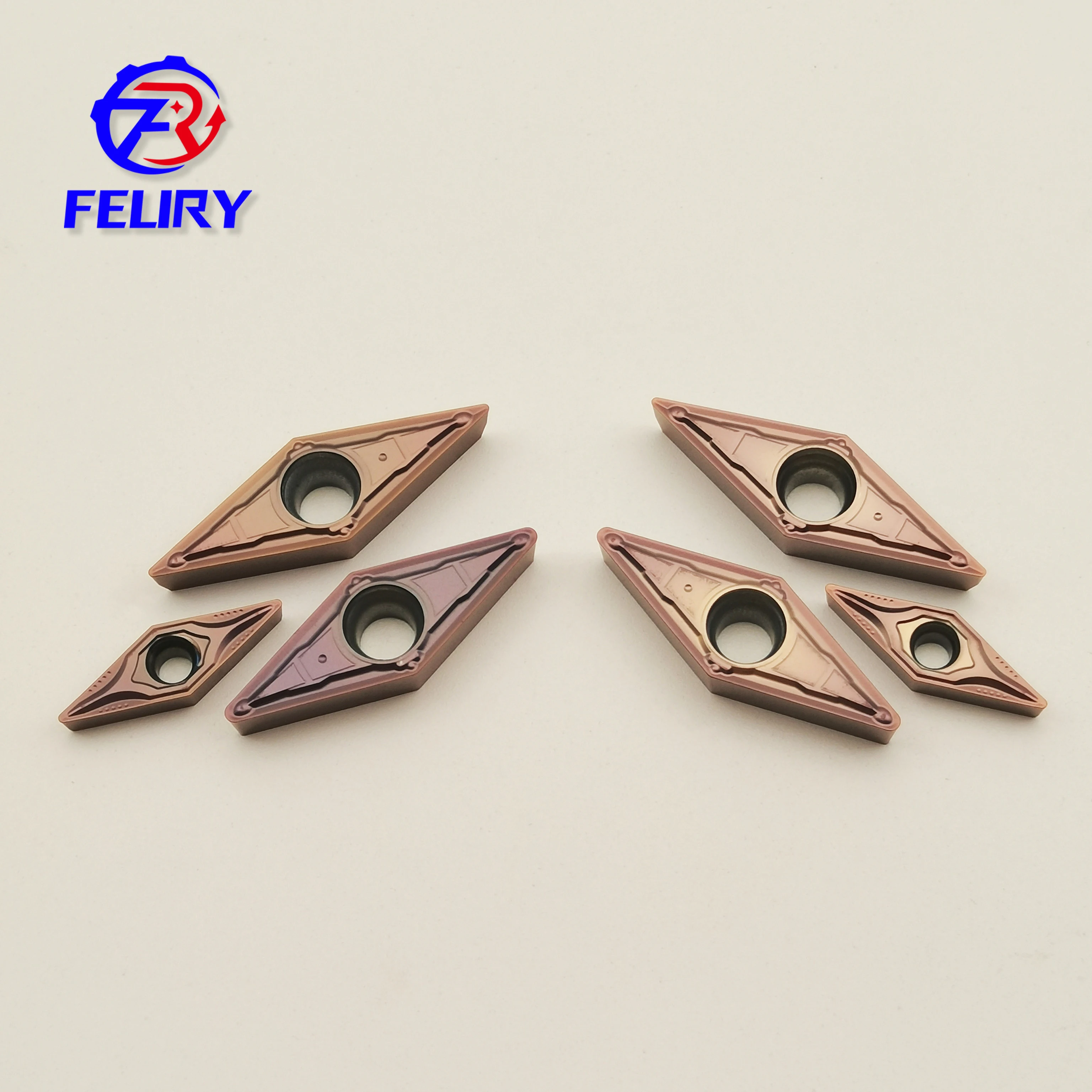 10 قطعة VBMT110304 VBMT160404 VBMT160408 LF6118 6018 أدوات كربيد عالية الجودة مناسبة لمعالجة الفولاذ المقاوم للصدأ VBMT