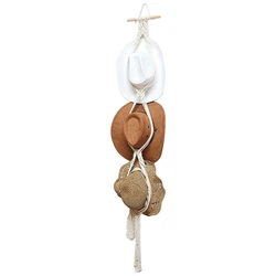 Hat Hangers Holder Beige Hat Holder For Wall Women Hat Rack Hat Organizer For Wall Hanging Hat Rack Decorative Cap Holder