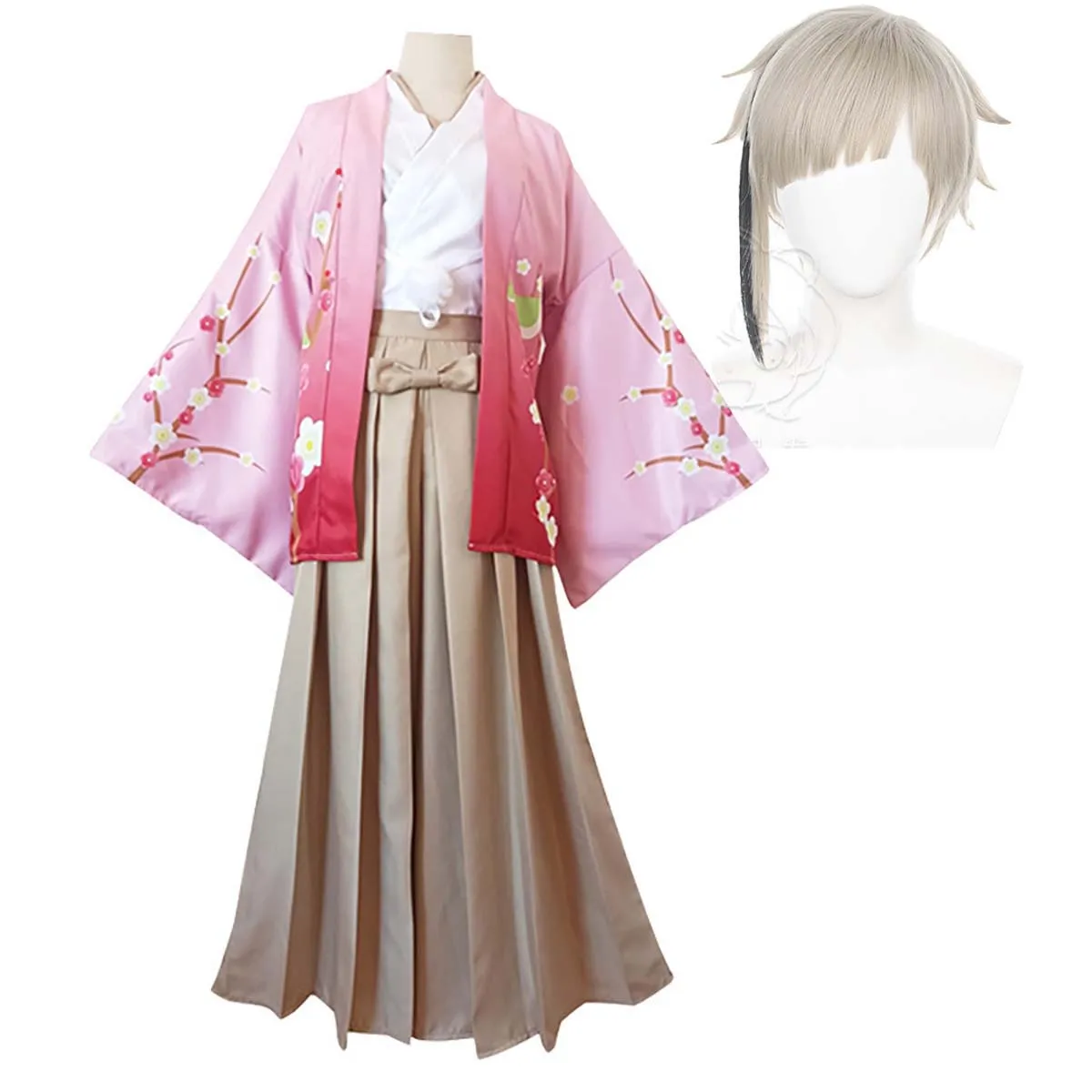 مجموعة كاملة من أزياء الهالوين كوس بونغو الضالة للكلاب كوس بلاي دازاي أوسامو كوسبلاي كيمونو #2