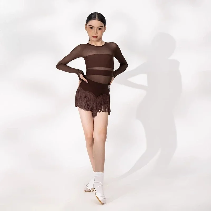 enfants-danse-latine-pantalon-costumes-salle-de-bal-grande-taille-frange-gland-robe-pantalon-filles-salsa-samba-enfants-scene-tenues-costume