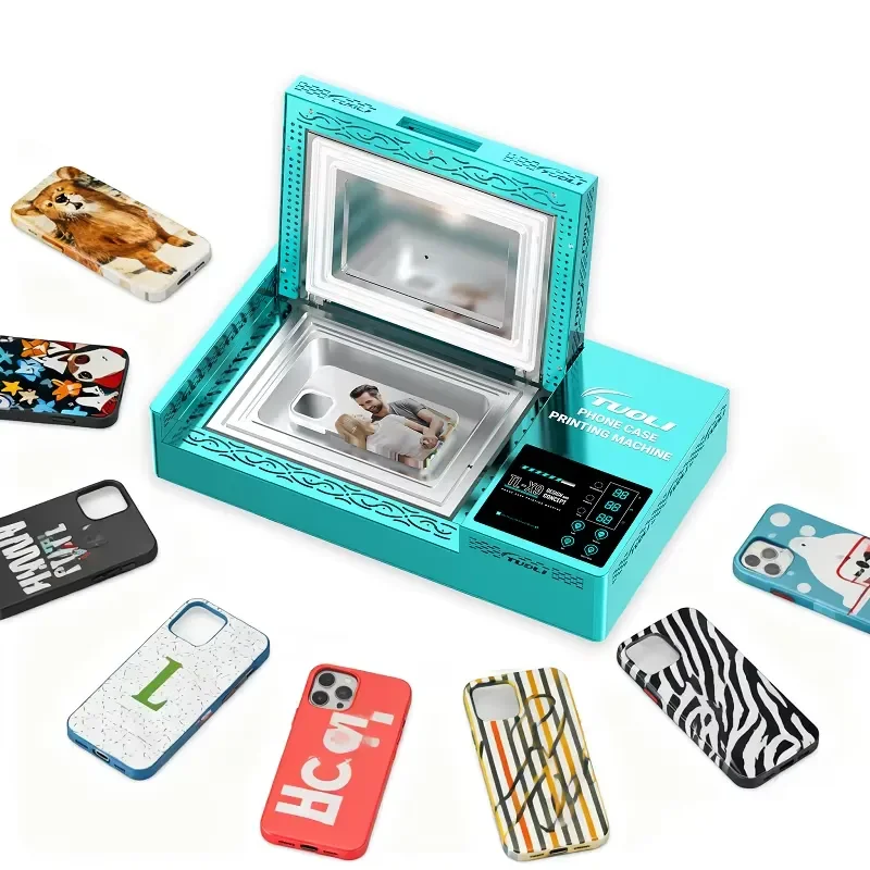 TuoLi 3D Sublimation Mobile Phone Case Printer Cell Cover Custom Personalized Making Vacuum Heat Transfer Mini Printing