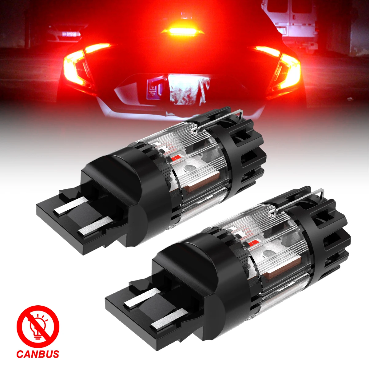 

2pcs T20 7443 Canbus Led Car Lights W21W W21/5W Plug and Play Reverse Backup Car Lamp For Mazda 3 6 CX-5