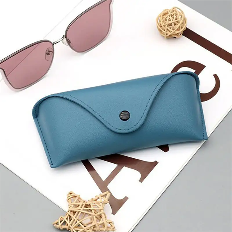 Summer Glasses Box Solid Color High-end Pu Leather Sunglasses Myopia Glasses Pressure Resistant Sunglasses Boxes Glasses Bags image 4