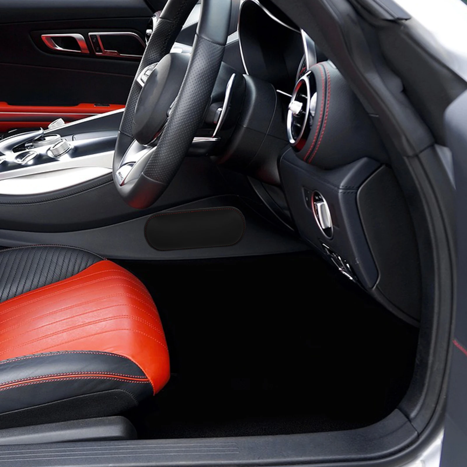 

Car Armrest Cushion Support Pad Easy Install Non-Slip Durable Elbow Leg Knee Rest Pad Car Door Armrest Booster Auto Interior