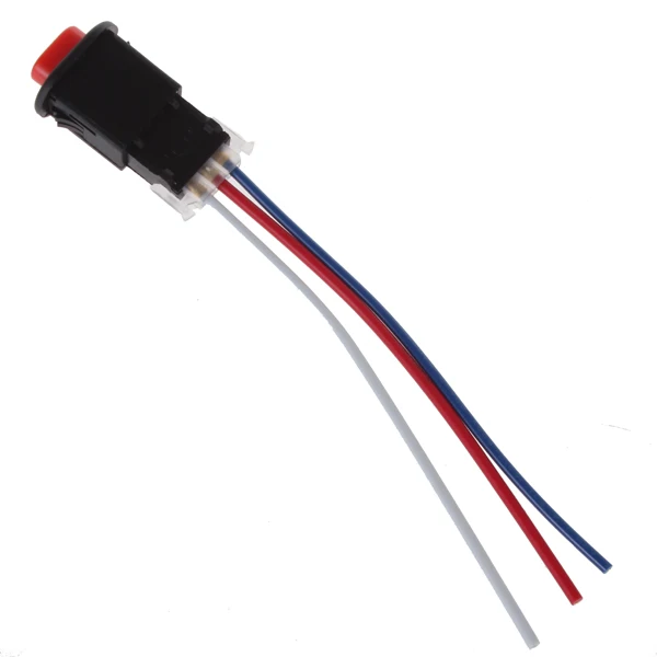 Motorcycle Switch Hazard Light Switch Button Double Flash Warning Emergency Lamp Signal Flasher with 3 Wires Lock