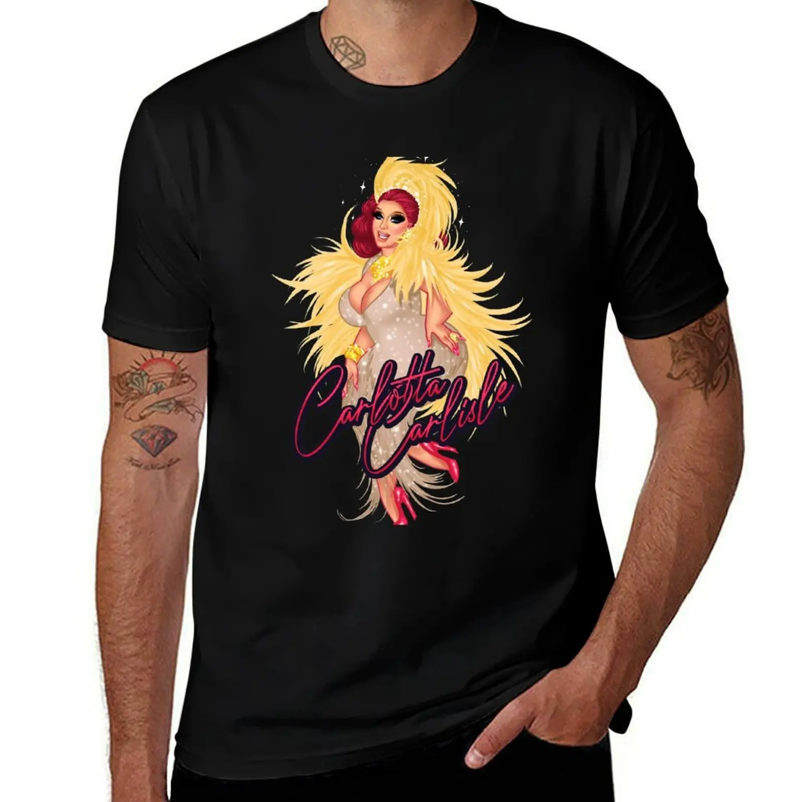 Canary Carlotta Carlisle T-Shirt Holiday Party for Men T-Shirt