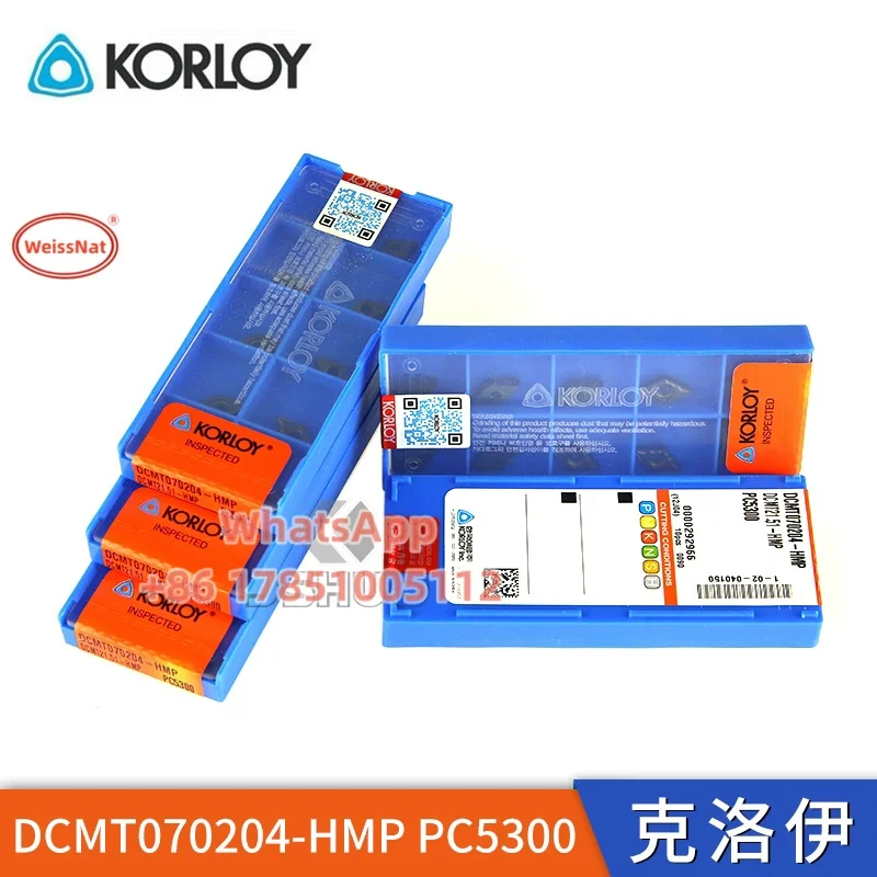 KORLOY DCMT070202, DCMT070204,DCMT11T302, DCMT11T304 ,DCMT11T308