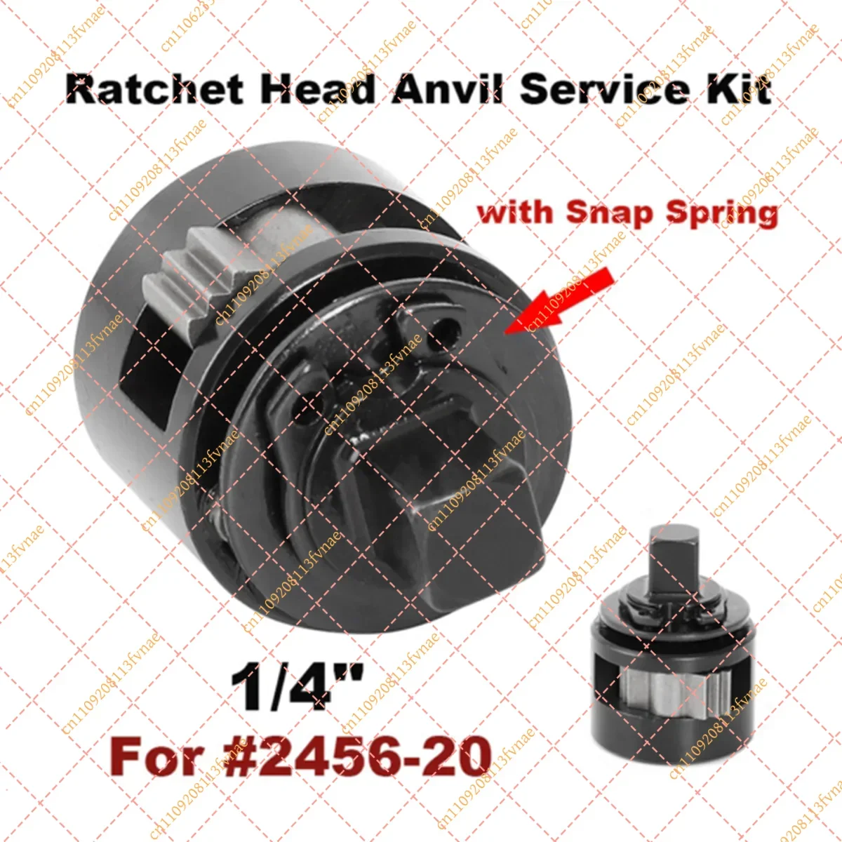 for Milwaukee 2456-20 RTCX-1 Set Electric Tools Service Kit 42-06-1006 M12 1/4 Ratchet Head Anvil Fits