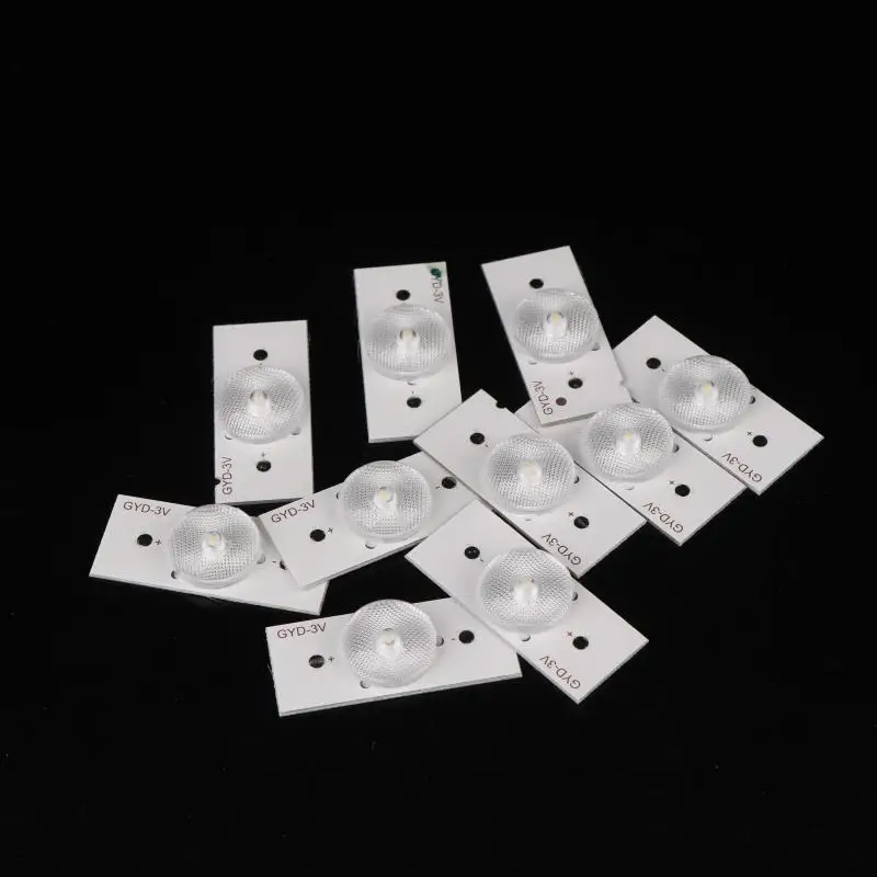 10PCS 3V SMD Lamp Beads With Optical Lens Fliter For 32-65 LED TV Repair Led Light Strip Parts