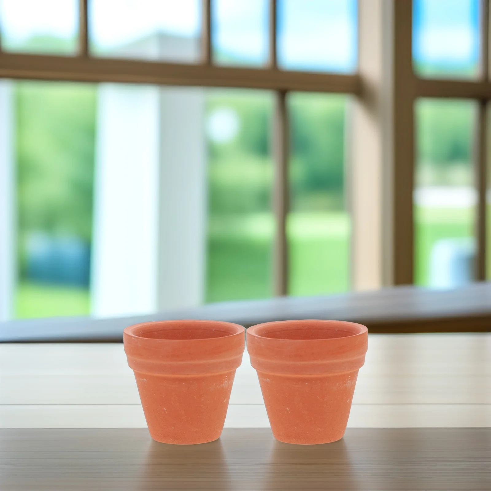 

12 Pcs Flower Pots Mini Planter Miniature Clay Ceramic Succulents Cactus Garden Indoor