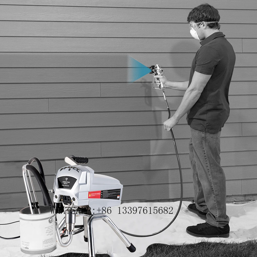 RONGPENG R515 ヘビーエアレスパワーペイントスプレーヤーマシン ピストンポンプ噴霧装置（産業用）