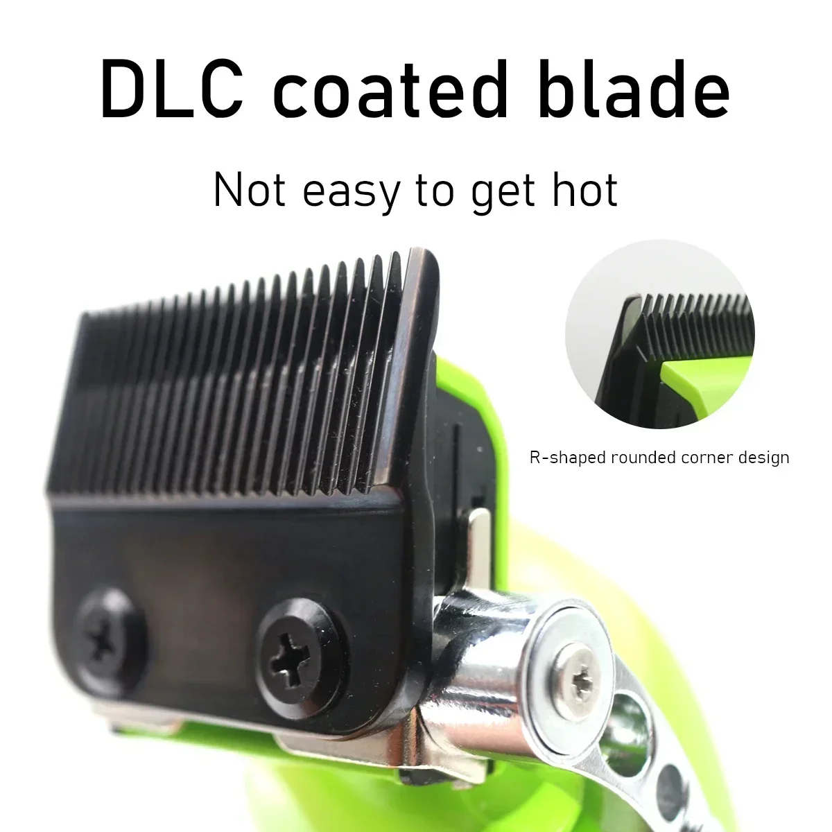 Professional Barber Cutting Machines Kit with Base Charger DLC Blade Cordless Hair Trimmer Clipper Men's Hair Cutting Machine