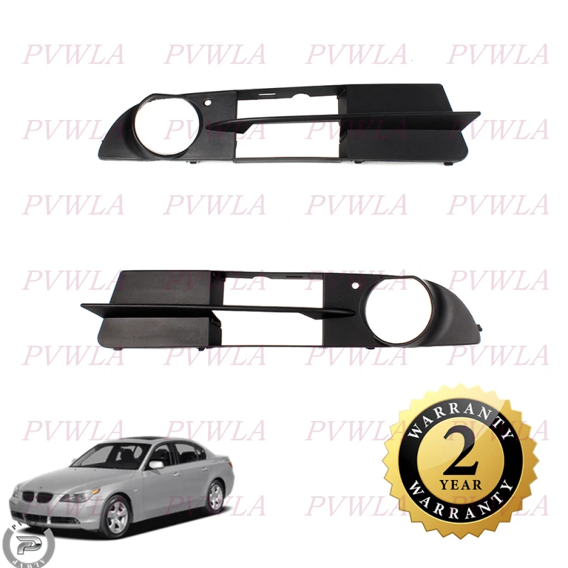 

For BMW E60 E61 530i 525i 545i 550i 528i 535xi 2004 2005 2006 2007 Front Bumper Fog Light Lamp Frame Grille Cover 51117049244
