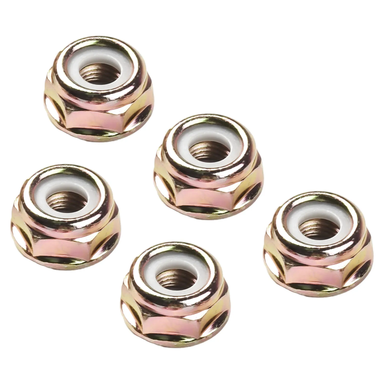 5PCS M10x1.25 Nuts Replacements Garden Mower Working Head Trimmer Brush Cutter Gear Head Thread Blade Nut Spare Parts