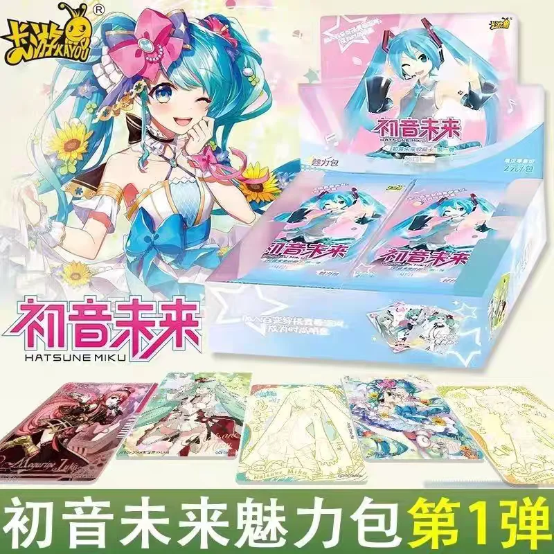 

KAYOU New Hatsune Miku Card Dreamy Sweetheart Charm Pack Vol.1 Birthday Music Anime Collectible Cards Toy Gifts