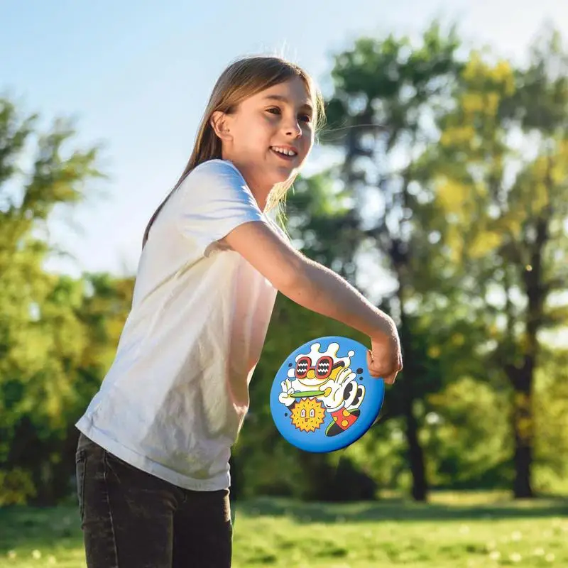 Flying Discs For Kids Soft Flying Saucer Toy For Kids Flying Disk Flexible Flying Saucer Flying Disc Toy Outdoor Sports For Back