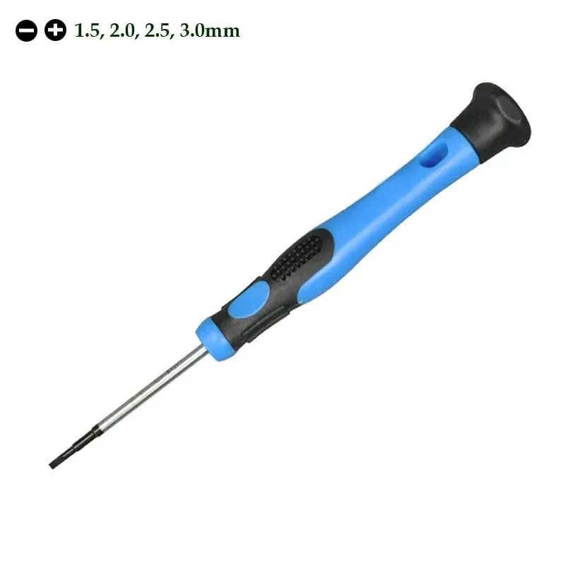 1.5 2 2.5 3mm Phillips Slotted Screwdriver Precision Cross Flat Screwdriver Magnetic Tip Screw Driver Phone Repair Tool