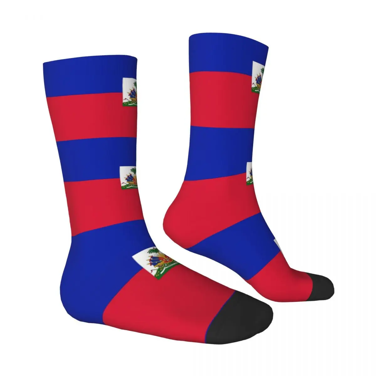 جميع المواسم علم هايتي الجوارب الهايتية Harajuku طاقم الجوارب جوارب مضحكة للرجال النساء الهدايا