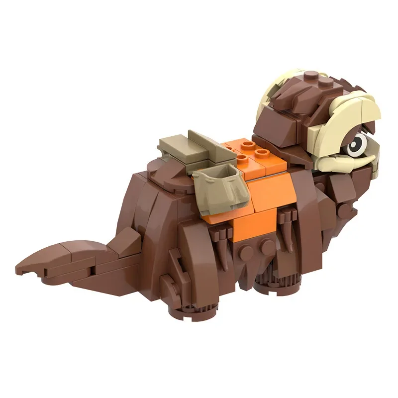 MOC-56873 clássico filme acessórios bantha yak blocos de construção deserto monstro rinoceronte modelo montagem crianças brinquedo presente aniversário