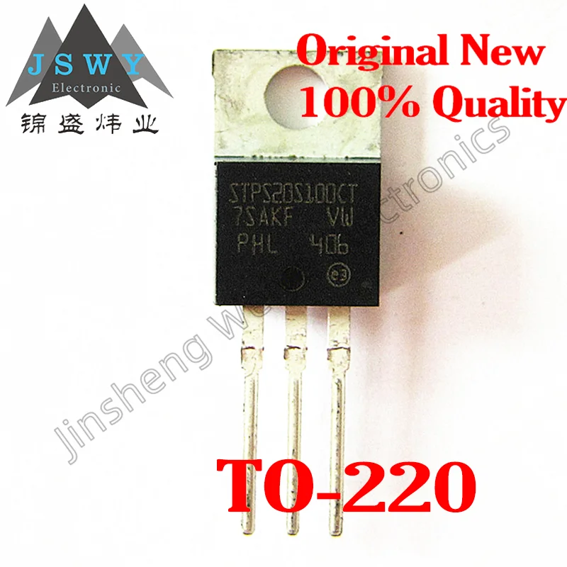 

(10-50 pieces) STPS20S100CT 20S100CT 100V 20A TO-220/Schottky diode/Brand new/fast delivery