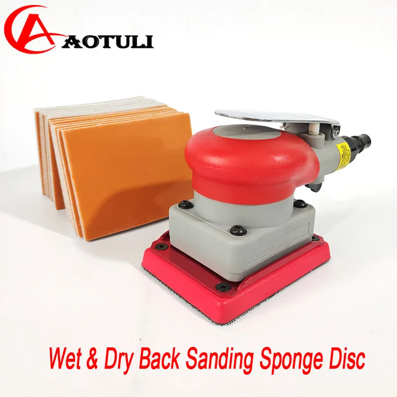 Wet & Dry Back Sanding Sponge Disc 75*100mm Sandpaper Self-adhesive 400-3000 Grit Polishing Grinding Tools