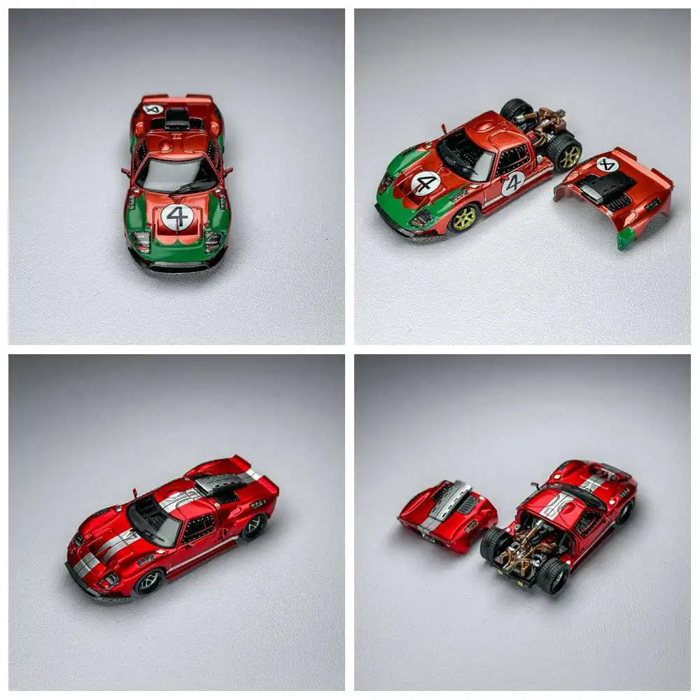 

Масштаб RM 1:64 для GT40, магнитная литая под давлением модель автомобиля, ограниченная серия, два стиля, модели игрушечных транспортных средств