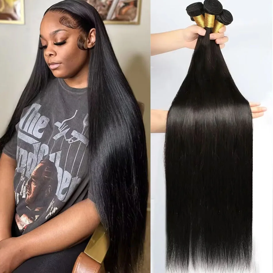 32 inch Remy Hair Bundles Bone Straight Human Hair Vietnam Straight Natural Bundles Vingin Raw Hair Weave Extension for Women