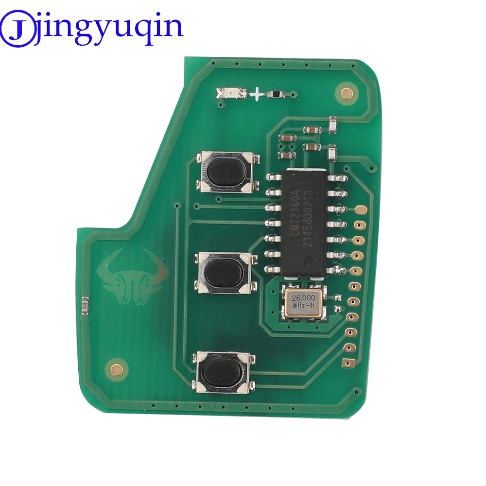 Jingyuqin 2B/3B telecomando portachiavi per auto 433MHz ID46 PCF7936 per Chevrolet Captiva 2008 C100 per Opel Antara